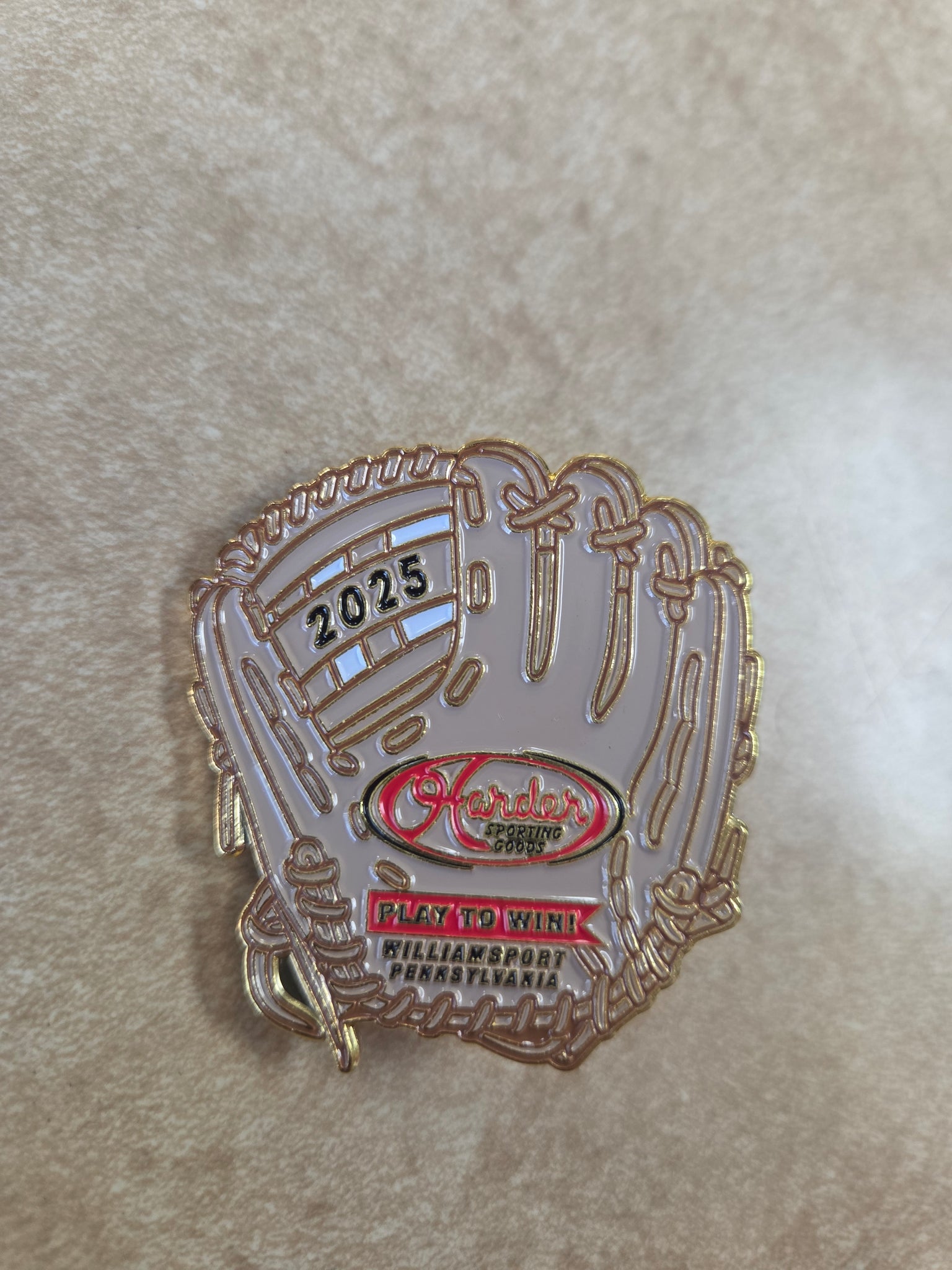 Harder's 2025 LLWS Trading Pin