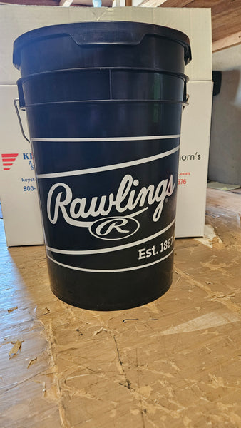 Rawlings 2024 "Harder's" Ball Bucket - Black