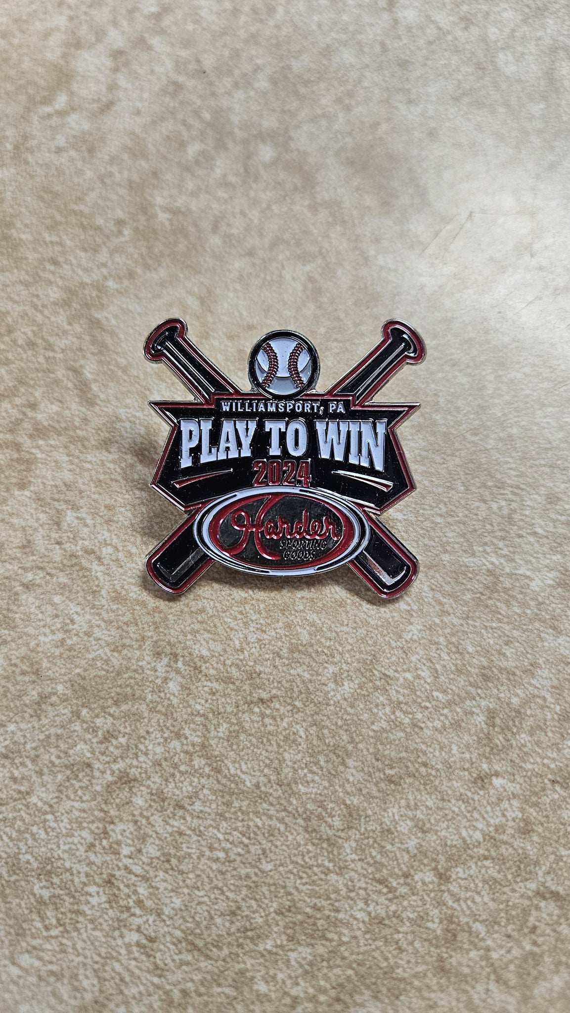 Harder's 2024 LLWS Trading Pin