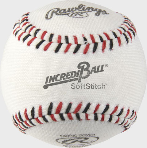 Rawlings  Incrediball 9” SoftStitch Training Baseball – White