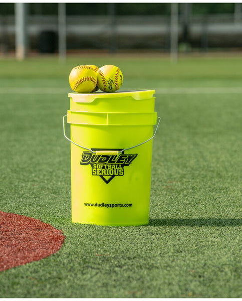 Dudley 4D48051 NFHS Softball/Bucket (Inc. 1dz. Thunder Heat PIAA Softball .47 / 375)