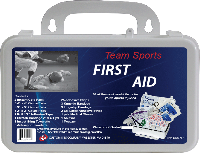 Custom Kits CKSPT-10 Coaches First Aid Kit