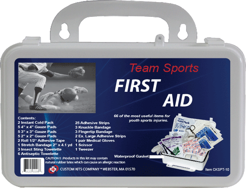 Custom Kits CKSPT-10 Coaches First Aid Kit