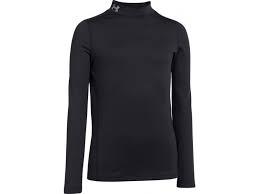 Under Armour ColdGear Evo Youth Fitted Mock Neck Shirt