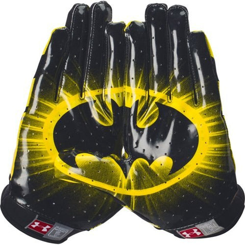 Under Armour F4 Batman Football Gloves