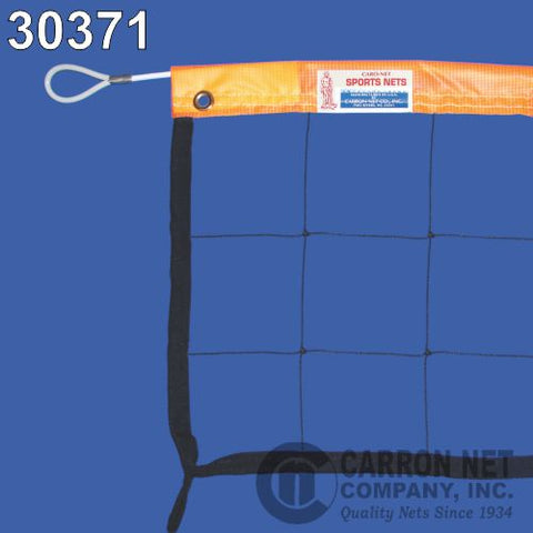 Carron Net 30371 V-Ball Net Orange w/ Steel Cable