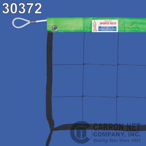 Carron Net 30372 V-Ball Net Green w/ Steel Cable