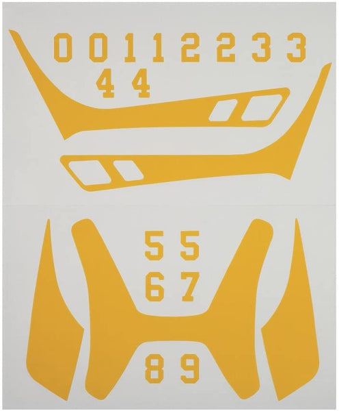 Wilson Custom Helmet Decals – Yellow