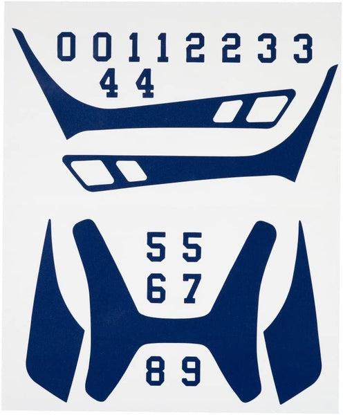 Wilson Custom Helmet Decals – Navy