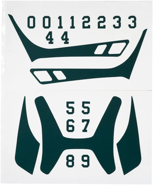 Wilson Custom Helmet Decals – Dark Green