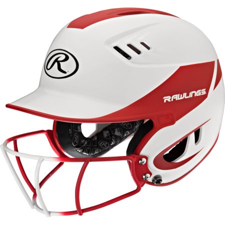 Rawlings Velo Senior Fastpitch Matte Batting Helmet w/Mask