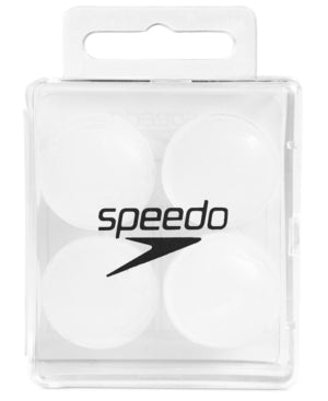 Speedo 753116009 Silicone Ear Plugs-White