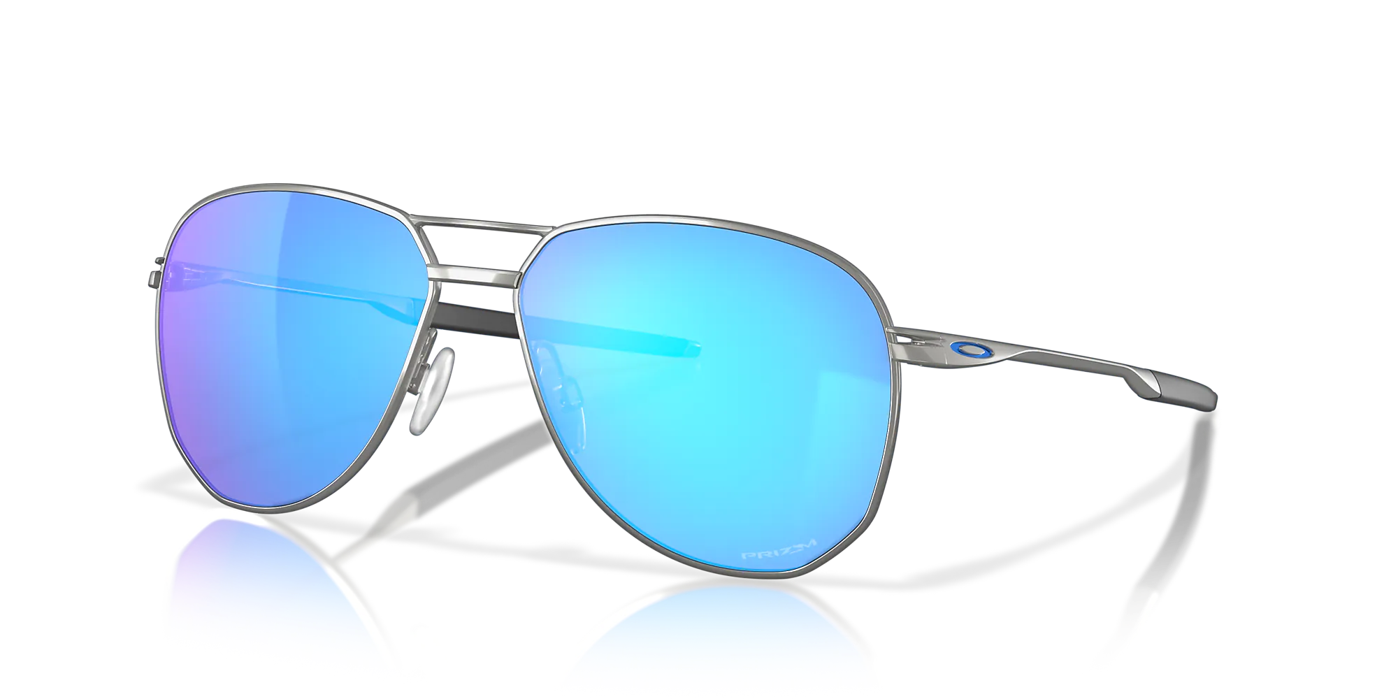 Oakley Contrail Satin Chrome w/ PRIZM Sapphire Lens (41470357)