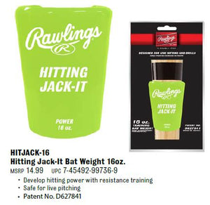 Rawlings Hitting Jack-It Bat Weight 16 oz.