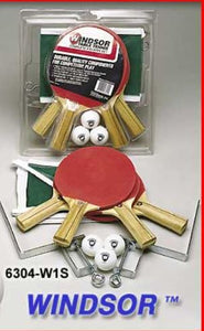 Windsor 6304-W1S 4-Player Table Tennis Set