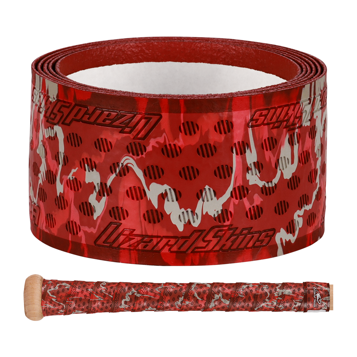 Lizard Skins DSP Ultra Bat Grip - Scarlet Camo