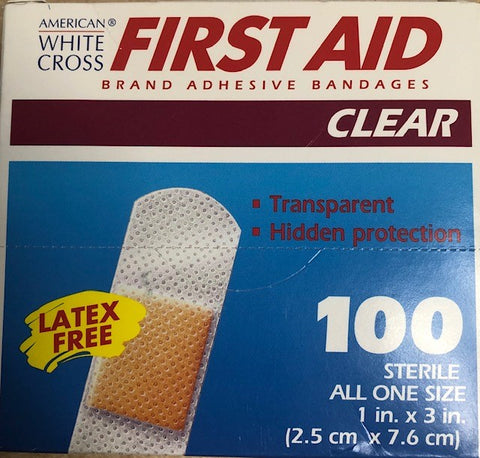 100ct. Clear Bandages