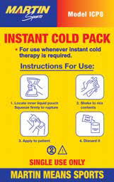 Martin Sports Instant Cold Packs