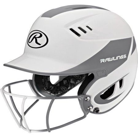 Rawlings Velo Senior Fastpitch Matte Batting Helmet w/Mask