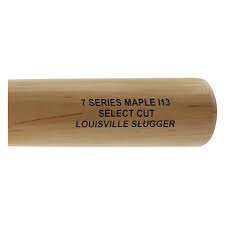 Louisville Slugger Select Cut Series 7 Maple I13 Wood Bat