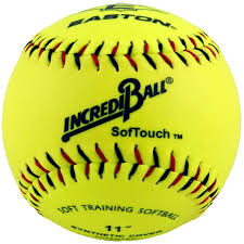 Easton Incrediball 11” SoftTouch Training Softball – Neon