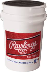Rawlings 2023 MLB Baseball 6 Gallon Ball Bucket (Only)