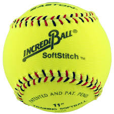 Easton Incrediball 11” SoftStitch Training Softball – Neon