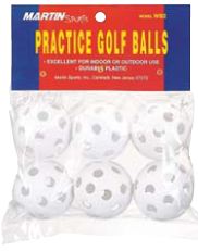 Martin Sports WB2 Golf Wiffle Balls  (6 Pack)